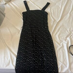 Black dress with sequins